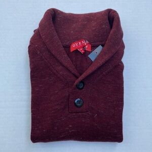 New GUESS Clayton Shawl Men's Sweater SZ XXL